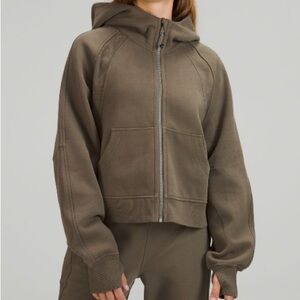 lululemon athletica Scuba Oversized Full Zip in Carob Brown